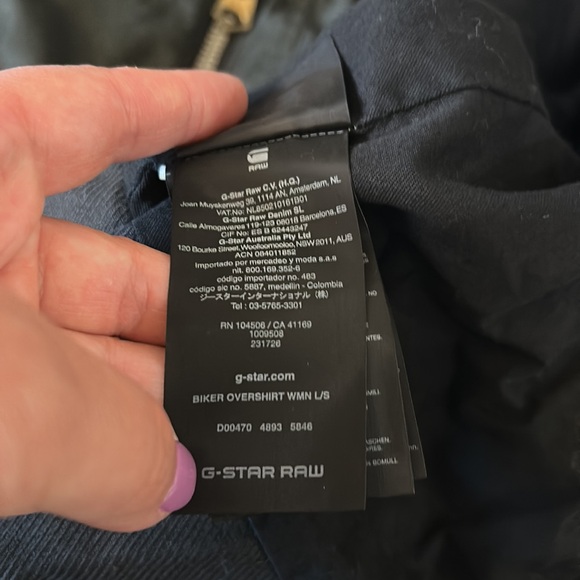 G-star biker over shirt moto jacket - Picture 7 of 8